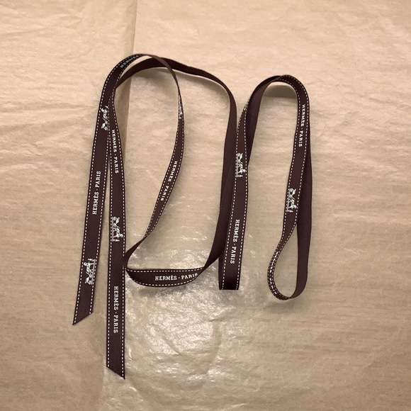 HERMES❤️ Tie Box, Ribbon, & Tie Gift Bag - Picture 2 of 9